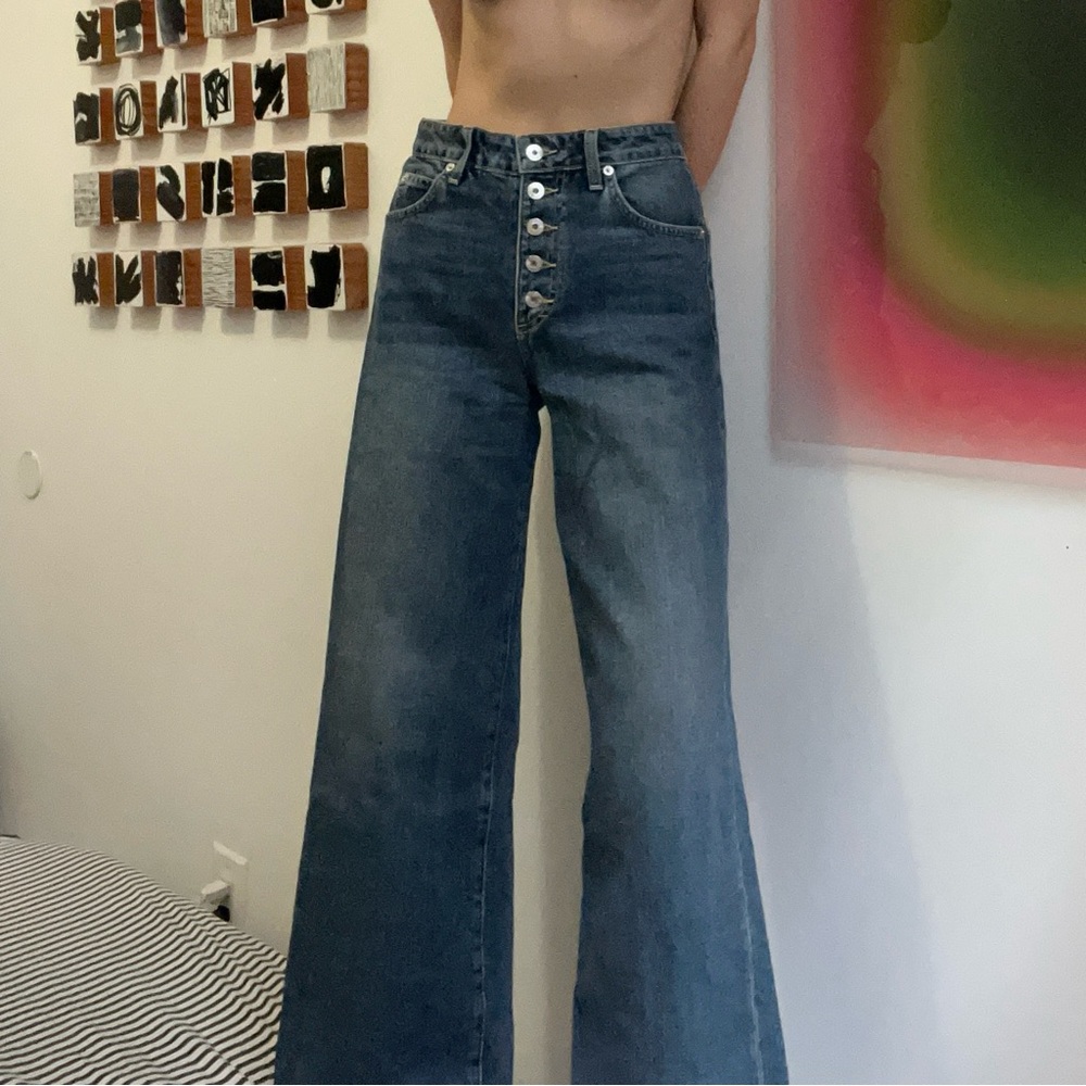 Eve Denim Wide Leg Jeans